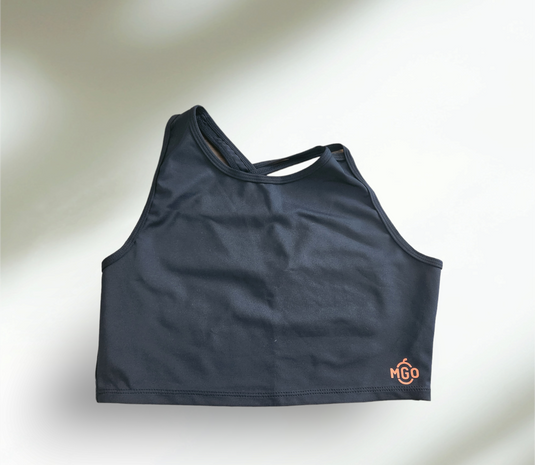 Mango Black Tank Top