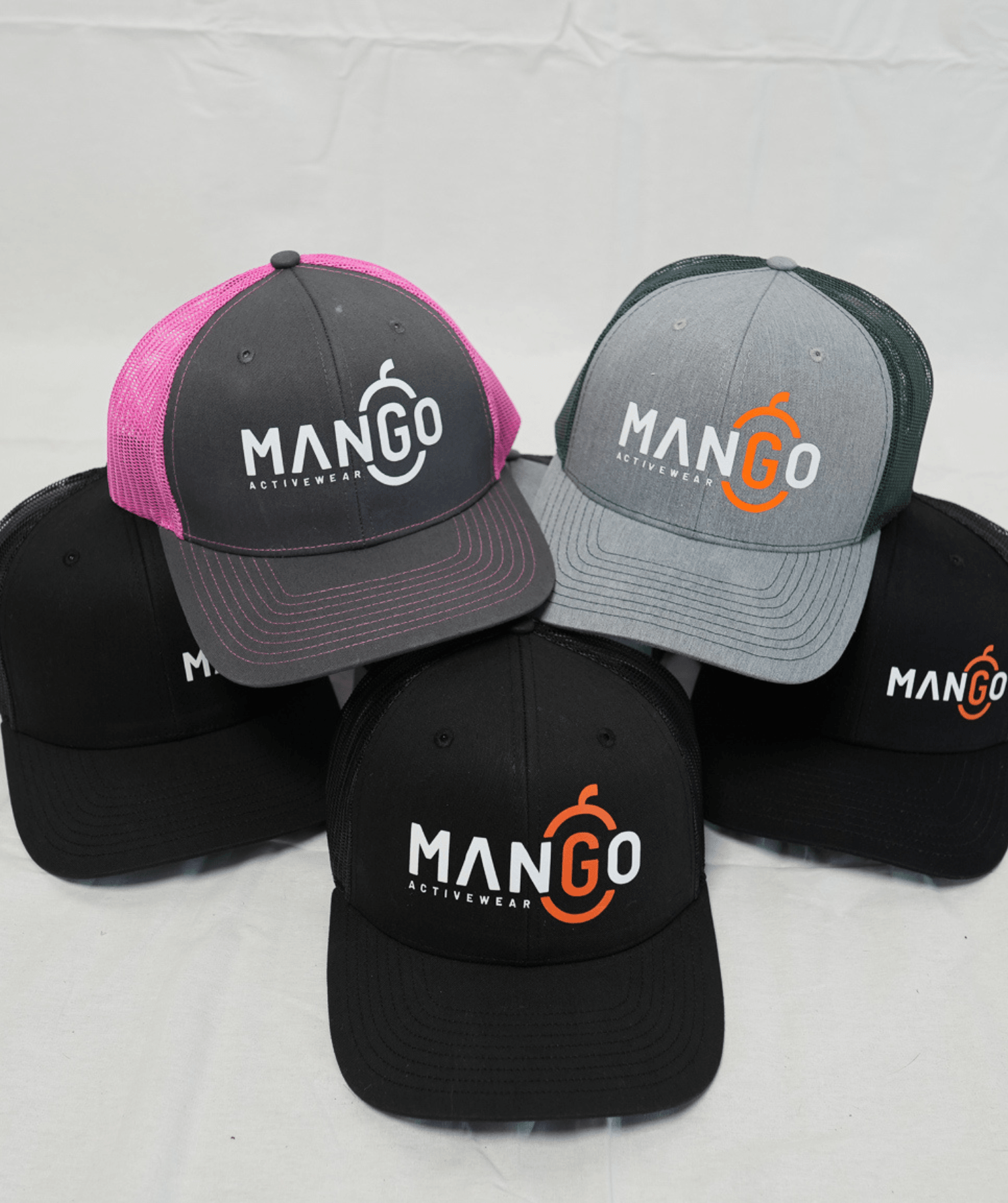 Pink & Grey Hat - Mango Activewear