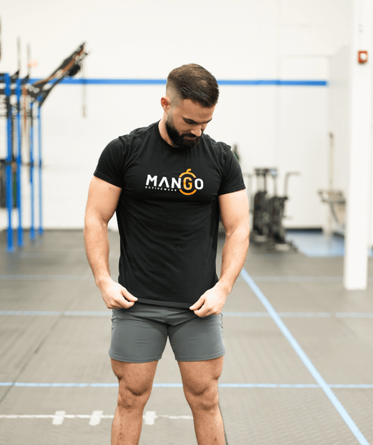 Mango Logo Black T-Shirt - Mango Activewear