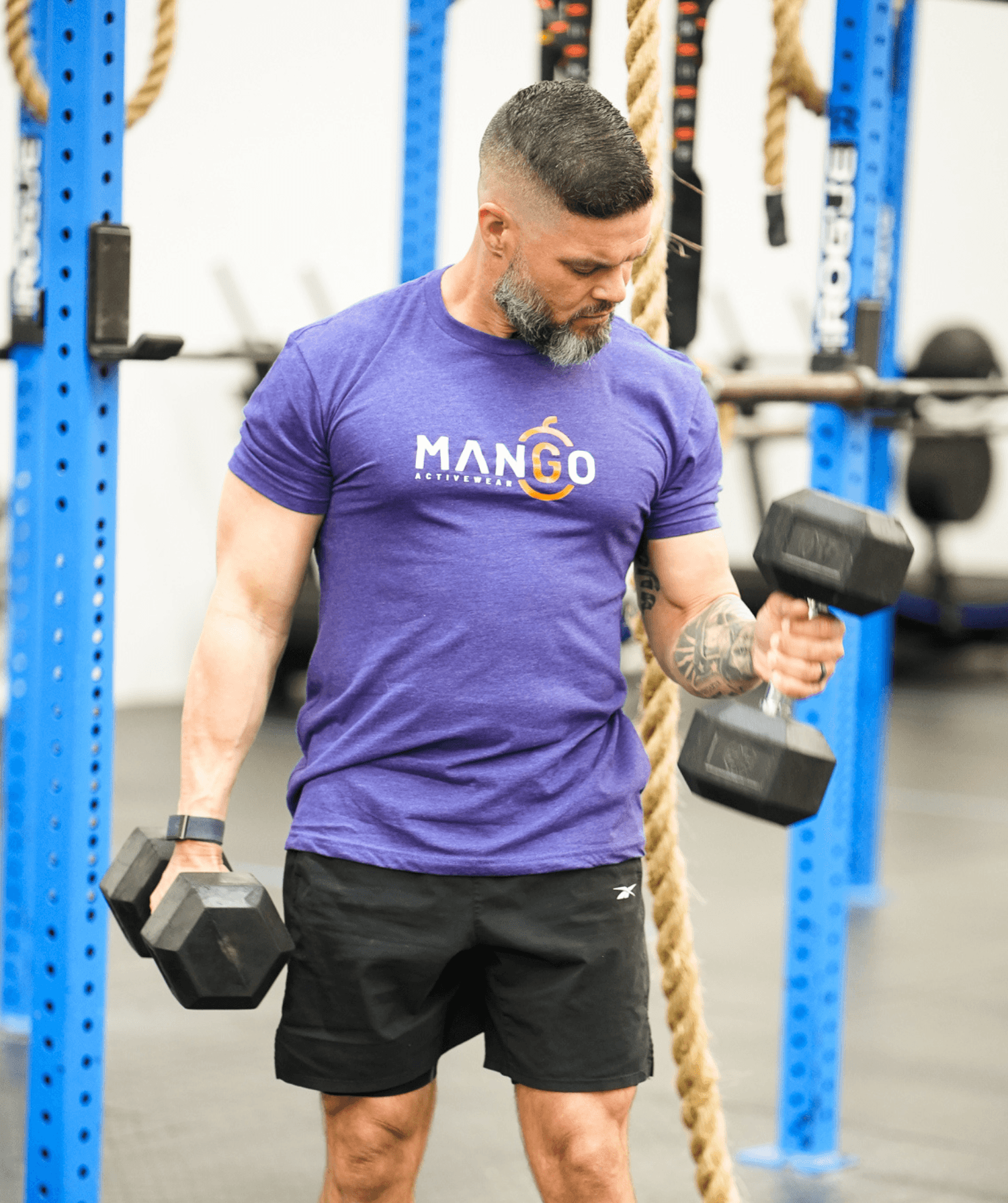 Mango Logo Blue T-Shirt - Mango Activewear