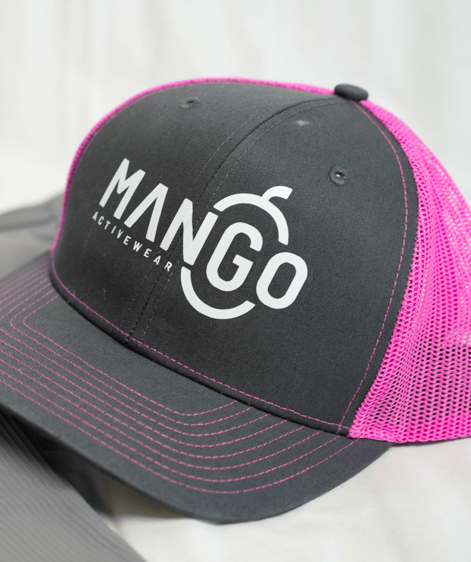 Pink & Grey Hat - Mango Activewear